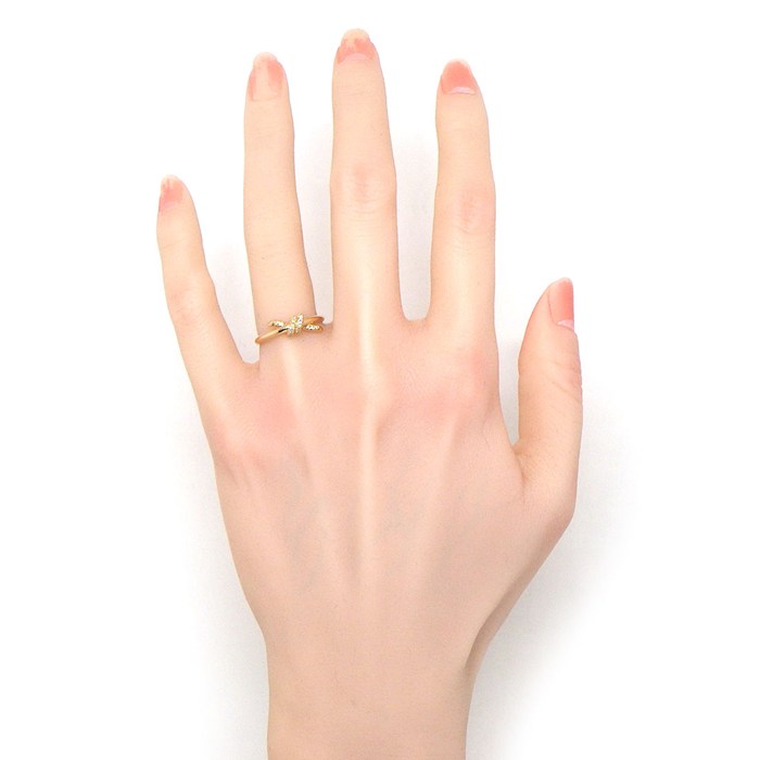 Tiffany ノット ローズゴールド リング （69526411) ティファニー Tiffany & Co. リング ノット 69526411 ダイヤモンド 計