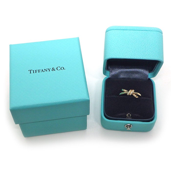 ティファニー Tiffany & Co. リング ノット 69526411 ダイヤモンド 計
