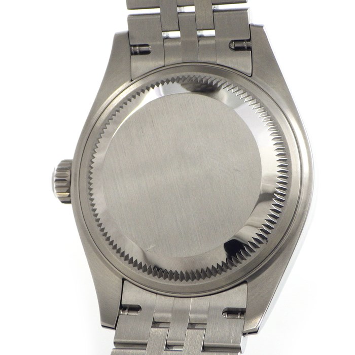 ロレックス Rolex 腕時計 レディ デイトジャスト28 279174 ランダムシリアル ルーレット刻印 サンレイ ダークグレー文字盤 フルーテッドべゼル 夜光インデックス デイト K18WG SS 自動巻き 【中古】
