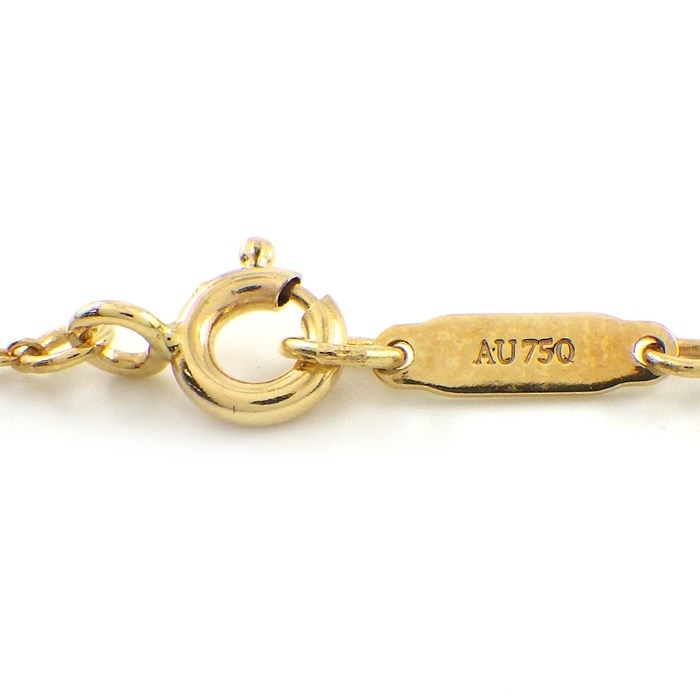 ティファニー Tiffany & Co. ネックレス スパークラー 1ポイント シトリン K18YG 【中古】