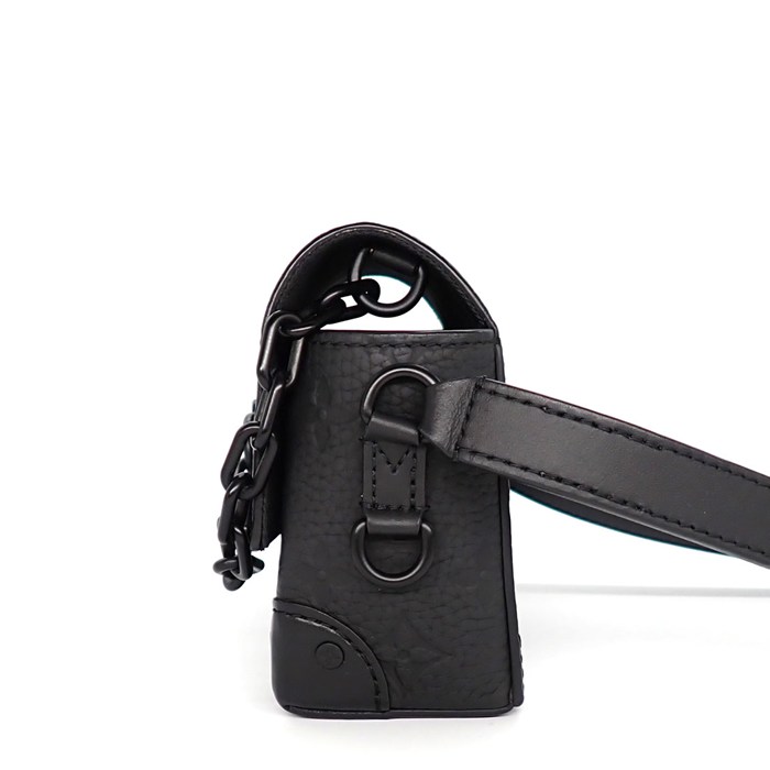ルイ・ヴィトン LOUIS VUITTON ショルダーバッグ スティーマー ウェアラブル ウォレット M81746 ブラック モノグラムトリヨン 【中古】