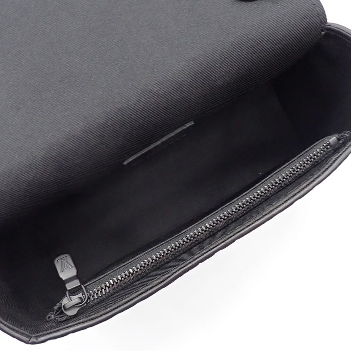 ルイ・ヴィトン LOUIS VUITTON ショルダーバッグ スティーマー ウェアラブル ウォレット M81746 ブラック モノグラムトリヨン 【中古】