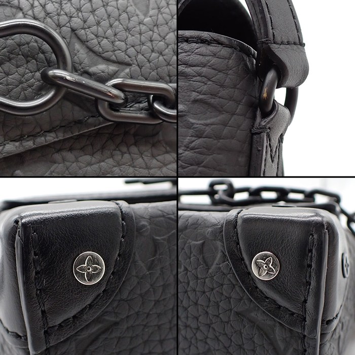 ルイ・ヴィトン LOUIS VUITTON ショルダーバッグ スティーマー ウェアラブル ウォレット M81746 ブラック モノグラムトリヨン 【中古】