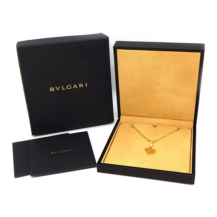 ブルガリ BVLGARI】ネックレス チャーム レター ヴァンドーム