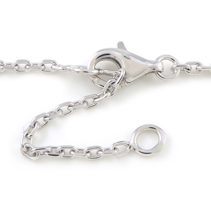 シャネル CHANEL ネックレス カメリア 1ポイント ダイヤモンド K18WG 【中古】