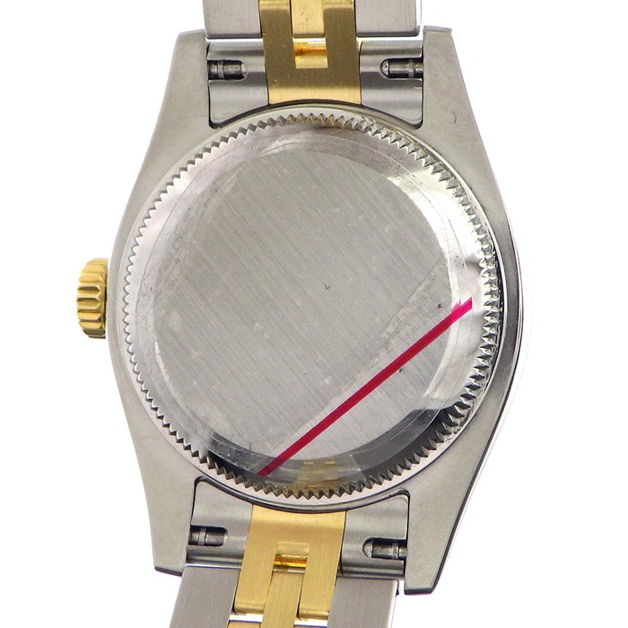 ロレックス Rolex 腕時計 デイトジャスト 26 179173G Z番 2006年製 ルーレット刻印 10ポイント ダイヤインデックス ブラック コンピューター文字盤 彫コン フルーテッドベゼル ジュビリーブレス K18YG SS 自動巻き 【中古】