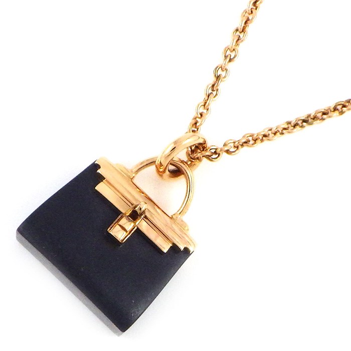エルメス HERMES ネックレス アミュレット バーキン バッグ モチーフ 