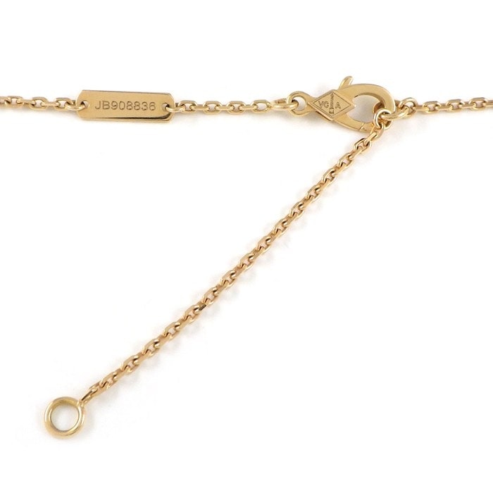 ヴァンクリーフ＆アーペル Van Cleef & Arpels ネックレス ヴィンテージアルハンブラ VCARP4KK00 グレー シェル K18PG 【中古】
