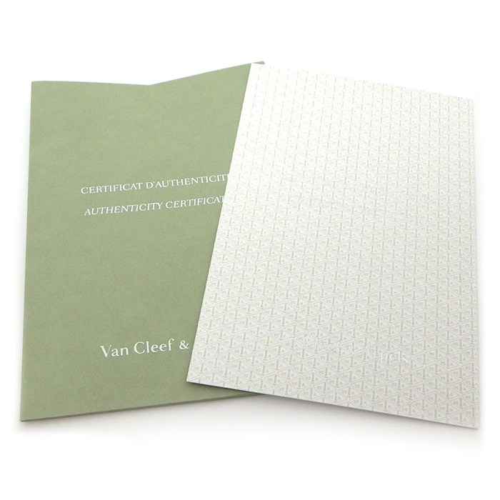ヴァンクリーフ＆アーペル Van Cleef & Arpels ネックレス ヴィンテージアルハンブラ VCARP4KK00 グレー シェル K18PG 【中古】