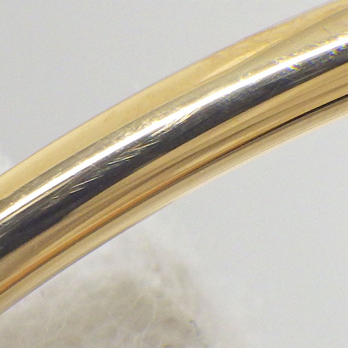 カルティエ Cartier バングル ジュストアンクル スモールモデル SM B6066117 釘モチーフ 20ポイント ダイヤモンド 0.18ct K18YG / #17 【箱・保付き】 【中古】