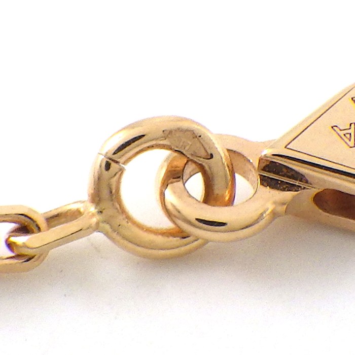 ヴァンクリーフ＆アーペル Van Cleef & Arpels ネックレス ヴィンテージアルハンブラ VCARPM0P00 2025年ホリデー限定 1ポイント ダイヤモンド ピンク シェル K18PG 【箱・保付き】