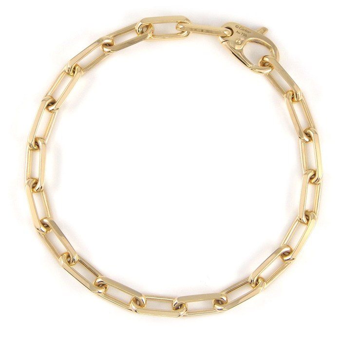 カルティエ Cartier ブレスレット サントス ミディアム B6021300 K18YG 【箱・保付き】 【中古】