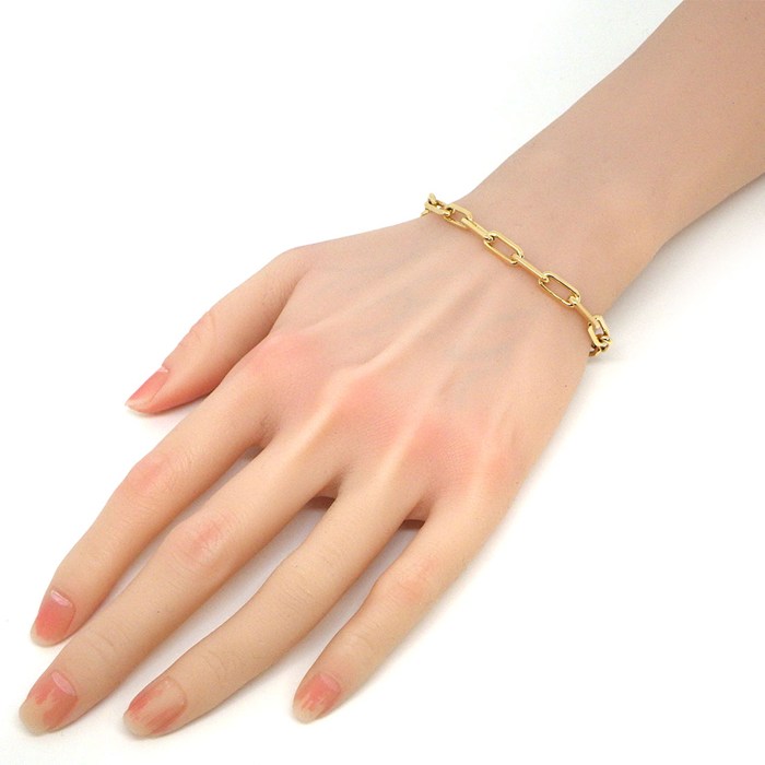 カルティエ Cartier ブレスレット サントス ミディアム B6021300 K18YG 【箱・保付き】 【中古】