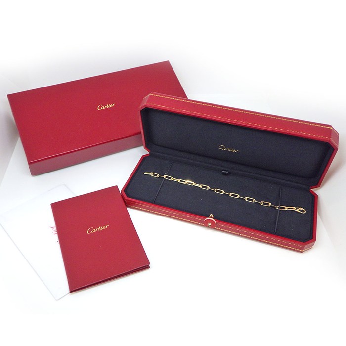 カルティエ Cartier ブレスレット サントス ミディアム B6021300 K18YG 【箱・保付き】 【中古】