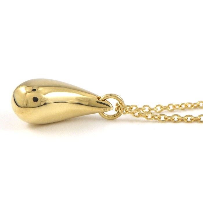  ティファニー Tiffany & Co. ネックレス ティアドロップ K18YG 【中古】