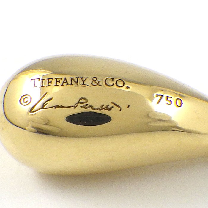  ティファニー Tiffany & Co. ネックレス ティアドロップ K18YG 【中古】