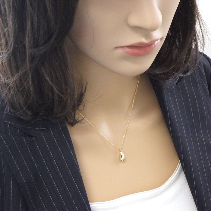  ティファニー Tiffany & Co. ネックレス ティアドロップ K18YG 【中古】