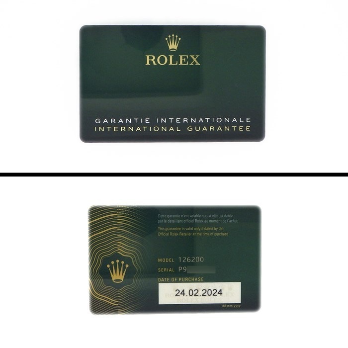 ロレックス Rolex 腕時計 オイスターパーペチュアル デイトジャスト 126200 3針 カレンダー 夜光針・インデックス ローマ数字インデックス サンレイ グレー スレート 文字盤 SS 自動巻き 【中古】