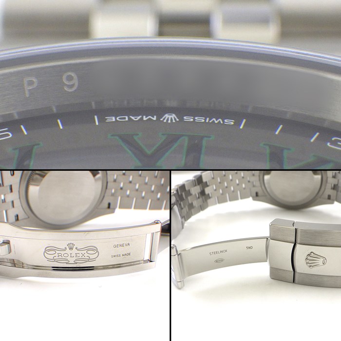 ロレックス Rolex 腕時計 オイスターパーペチュアル デイトジャスト 126200 3針 カレンダー 夜光針・インデックス ローマ数字インデックス サンレイ グレー スレート 文字盤 SS 自動巻き 【中古】