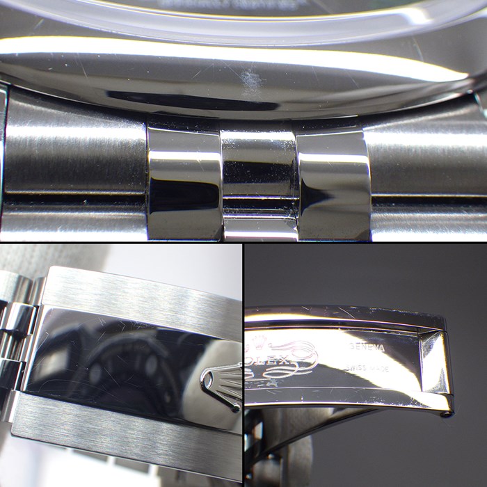 ロレックス Rolex 腕時計 オイスターパーペチュアル デイトジャスト 126200 3針 カレンダー 夜光針・インデックス ローマ数字インデックス サンレイ グレー スレート 文字盤 SS 自動巻き 【中古】