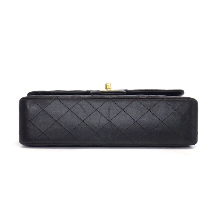 シャネル CHANEL ショルダーバッグ マトラッセ25 11.12 クラシック ハンドバッグ A01112 2014年 ブラック ボルドー ラムスキン 【中古】