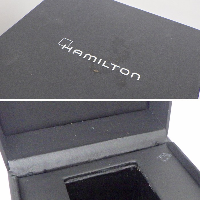 ハミルトン Hamilton 腕時計 ジャズマスター ジェント H324510/H32451131 デイト ブラック文字盤 SS クオーツアナログ 【中古】