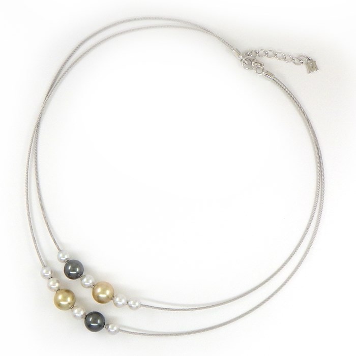 ミキモト MIKIMOTO チョーカー ステーション ジュエルズ イン