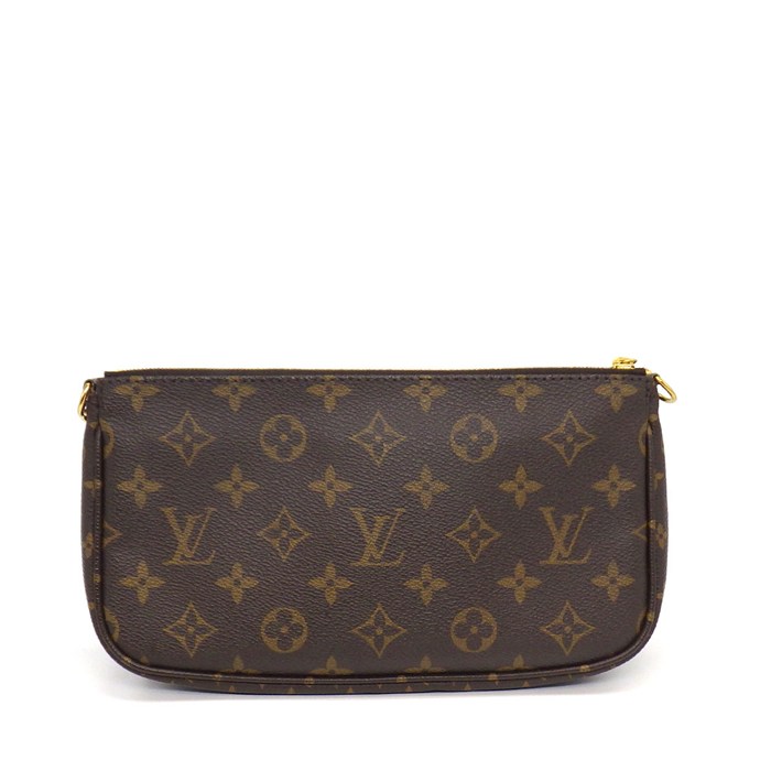 ルイ・ヴィトン LOUIS VUITTON ショルダーバッグ ミュルティポシェットアクセソワール M44813 カーキ モノグラム レザー 【中古】