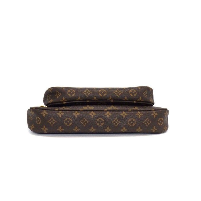 ルイ・ヴィトン LOUIS VUITTON ショルダーバッグ ミュルティポシェットアクセソワール M44813 カーキ モノグラム レザー 【中古】