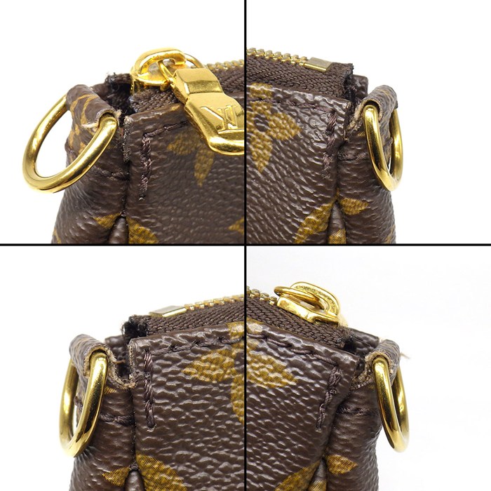 ルイ・ヴィトン LOUIS VUITTON ショルダーバッグ ミュルティポシェットアクセソワール M44813 カーキ モノグラム レザー 【中古】