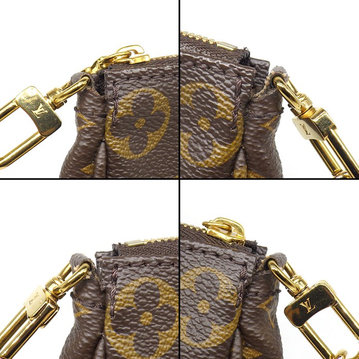 ルイ・ヴィトン LOUIS VUITTON ショルダーバッグ ミュルティポシェットアクセソワール M44813 カーキ モノグラム レザー 【中古】