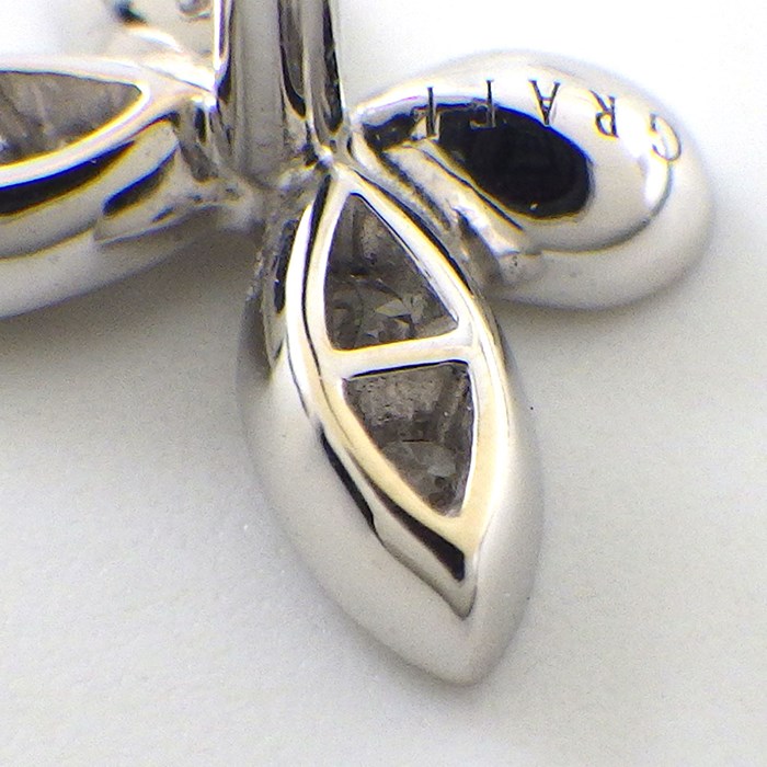 グラフ Graff GRAFF ピアス パヴェ バタフライ プティ スモール RGE1563 ダイヤモンド 計0.08ct K18WG 【箱・保付き】 【中古】