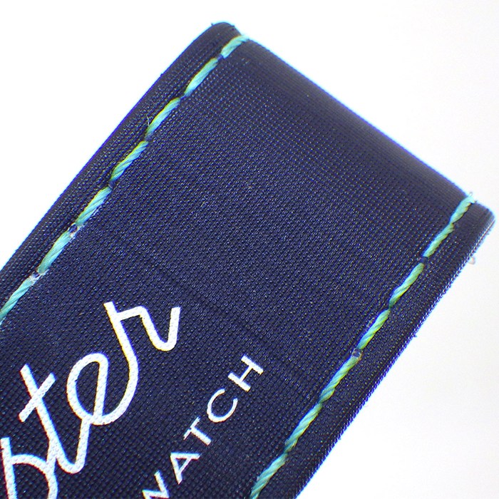 スウォッチ×オメガ Swatch×OMEGA 腕時計 スピードマスター ミッションオンアース POLAR LIGHTS SO33L103 ネイビー文字盤 ターコイズブルー バイオセラミック ナイロンベルト クオーツアナログ 【箱・保付き】 【中古】