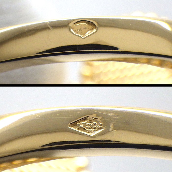 ヴァンクリーフ＆アーペル Van Cleef & Arpels リング マジックアルハンブラ VCARF78953 ホワイト シェル K18YG 13号 / #53 【中古】