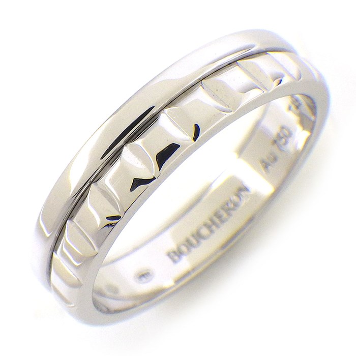 ブシュロン BOUCHERON リング キャトル ラディアント ハーフ JAL00250 K18WG 9号 / #49 【中古】