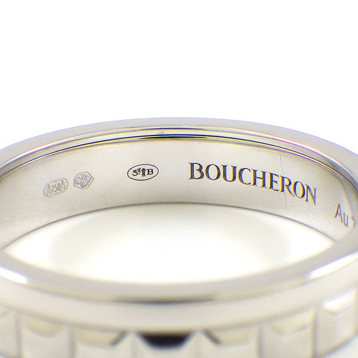 ブシュロン BOUCHERON リング キャトル ラディアント ハーフ JAL00250 K18WG 9号 / #49 【中古】