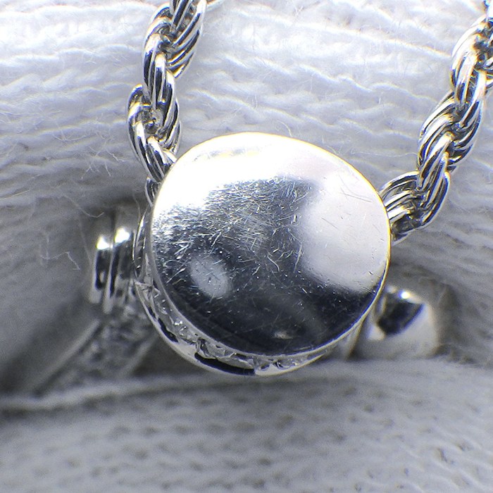 フレッド FRED ネックレス フォース10 ミディアム パヴェ ダイヤモンド K18WG 【中古】
