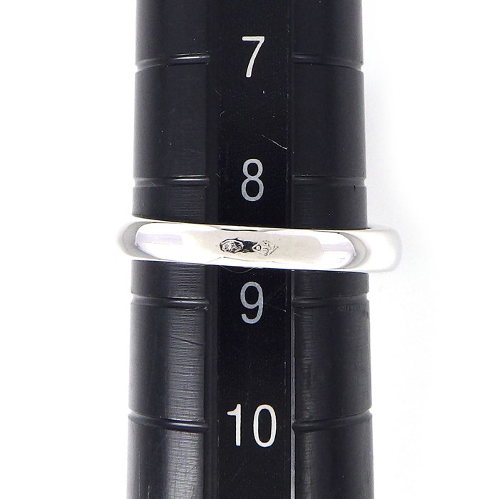 ヴァンクリーフ&アーペル Van Cleef & Arpels リング ヴィンテージ アルハンブラ VCARF48900 1ポイント ダイヤモンド 0.05ct ホワイト シェル K18WG 8.5号 / #49 【中古】