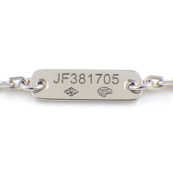 ヴァンクリーフ＆アーペル Van Cleef & Arpels ネックレス ロータス ミニモデル VCARP0ZW00 26ポイント ダイヤモンド 0.15ct K18WG 【中古】