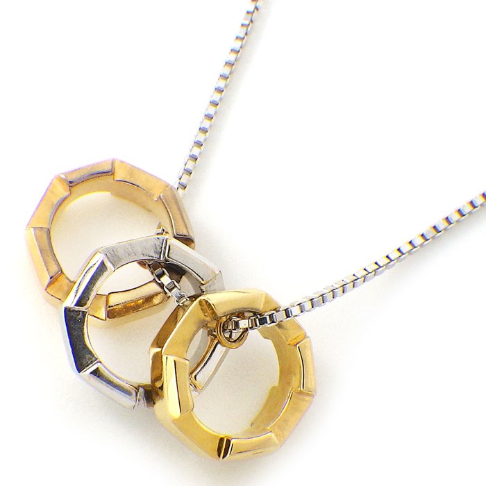 グッチ GUCCI ネックレス リンク トゥ ラブ 日本限定モデル 3連 スリー