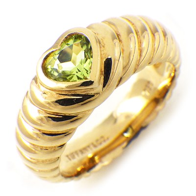 TIFFANY＆Co. ティファニー リング ヴィンテージ ハート 10.5号 750  