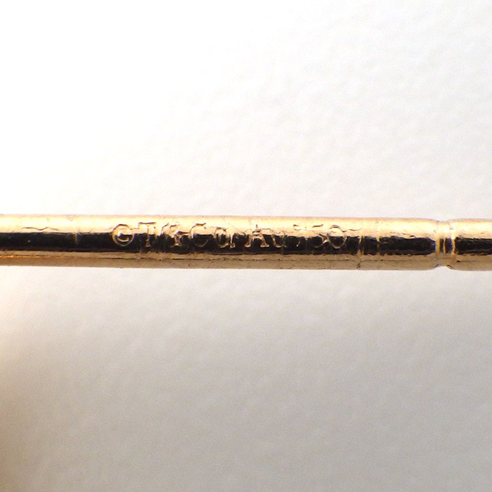ティファニー Tiffany & Co. ピアス ハードウェア ダブルロング K18PG 【中古】