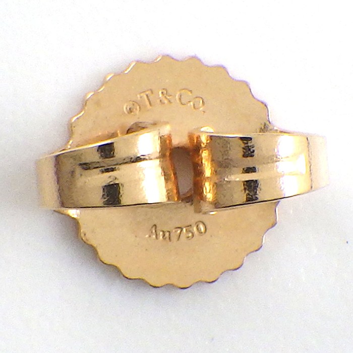 ティファニー Tiffany & Co. ピアス ハードウェア ダブルロング K18PG 【中古】