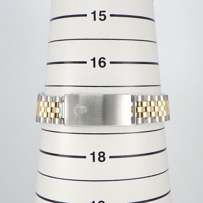ロレックス Rolex 腕時計 デイトジャスト 68273 S番 1993年製 ローマンインデックス フルーテッドベゼル ジュビリーブレス 夜光インデックス 夜光針 ホワイト文字盤 K18YG SS 自動巻き 【中古】