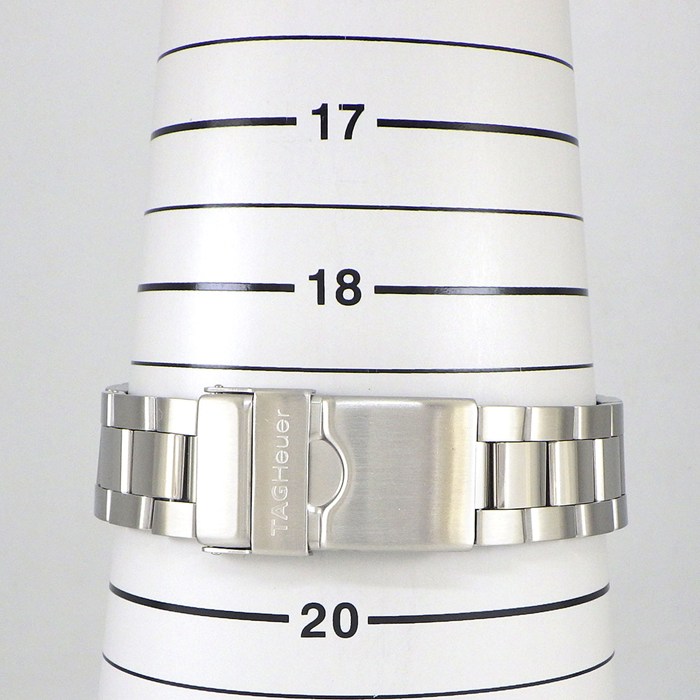 タグ・ホイヤー TAG Heuer 腕時計 アクアレーサー WAB2011.BA0803 2000シリーズ デイト 回転ベゼル 夜光インデックス 夜光針 サンレイ ブルー文字盤 SS 自動巻き 【OH済み】 【中古】
