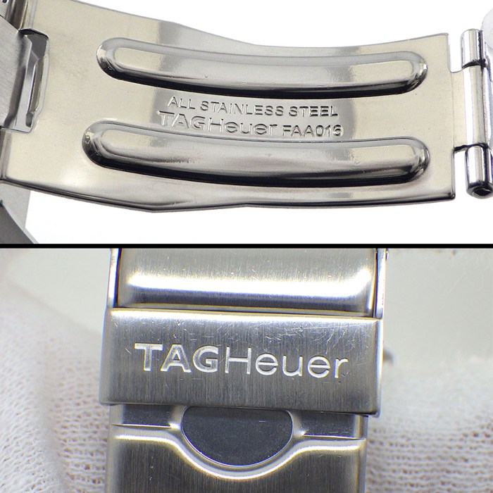 タグ・ホイヤー TAG Heuer 腕時計 アクアレーサー WAB2011.BA0803 2000シリーズ デイト 回転ベゼル 夜光インデックス 夜光針 サンレイ ブルー文字盤 SS 自動巻き 【OH済み】 【中古】