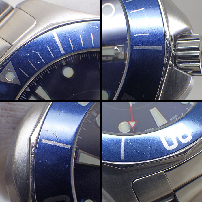 タグ・ホイヤー TAG Heuer 腕時計 アクアレーサー WAB2011.BA0803 2000シリーズ デイト 回転ベゼル 夜光インデックス 夜光針 サンレイ ブルー文字盤 SS 自動巻き 【OH済み】 【中古】