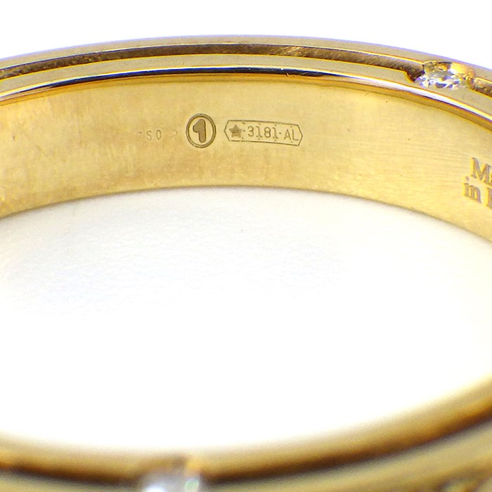 ダミアーニ DAMIANI リング D.SIDE ディ・サイド 20086866_c 20087301 マリッジ バンド パヴェ フルエタニティ ダイヤモンド 0.64ct K18YG 15号 【中古】