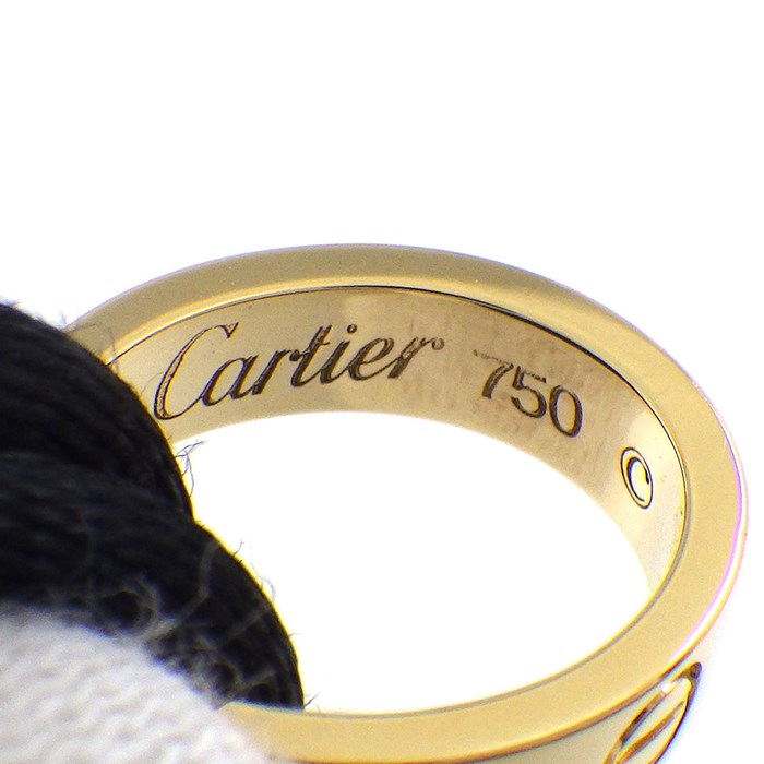 カルティエ Cartier ブレスレット ラブブレス K18YG ブラック コットンコード 【箱・保付き】 【中古】