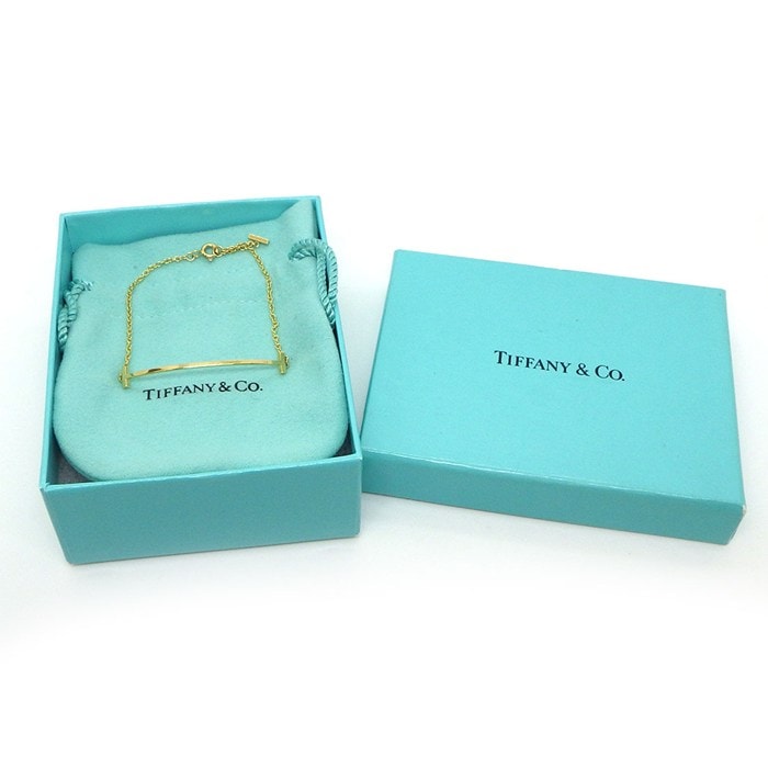ティファニー Tiffany & Co. ブレスレット Tスマイル 60150763 K18YG / #M 【中古】